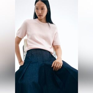 H&M Fine Knit Short Sleeve Sweater